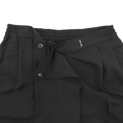ADORE アドーア 美品 ライトジョーゼットテーパードパンツ ボトムス レディース 黒 ブラック 38 531-0130588 ボトムス