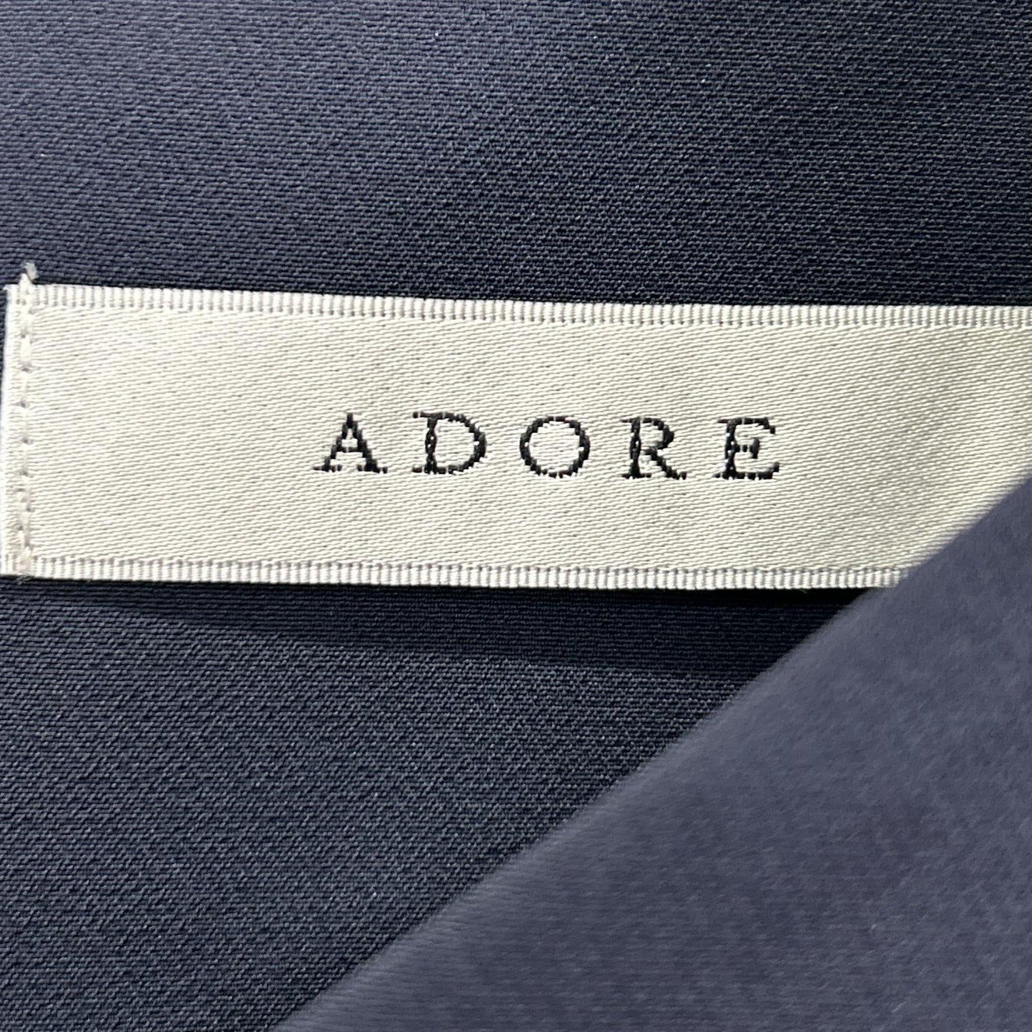 ADORE アドーア 531-2110321 ネイビー ナイロン2WAYフレアオーバートップス ワンピース