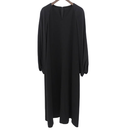 ADORE アドーア 美品 トリアセWクロスワンピース レディース ブラック 38 531-9240604 ワンピース