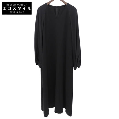 ADORE アドーア 美品 トリアセWクロスワンピース レディース ブラック 38 531-9240604 ワンピース