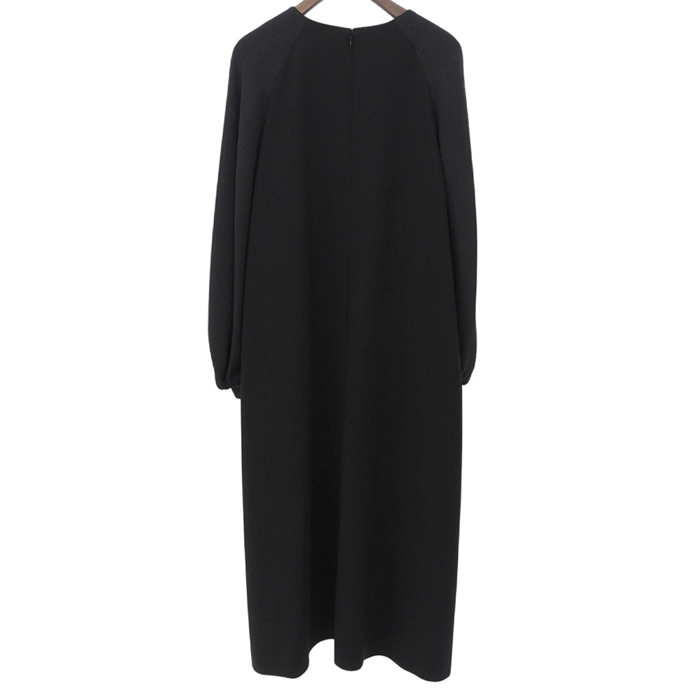 ADORE アドーア 美品 トリアセWクロスワンピース レディース ブラック 38 531-9240604 ワンピース