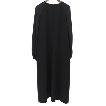 ADORE アドーア 美品 トリアセWクロスワンピース レディース ブラック 38 531-9240604 ワンピース