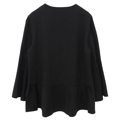 ADORE アドーア 美品 ボンジャージィージップカットソーカーディガン レディース ブラック 38 531-7260707 トップス