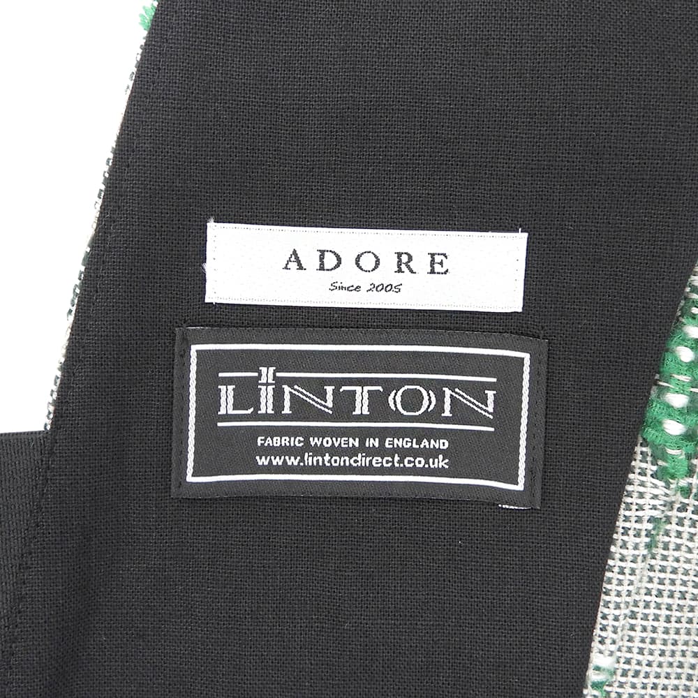 ADORE アドーア 美品 LINTON社生地 スリーブレスツイードトップス レディース グリーン×アイボリー 38 531-7110309 トップス