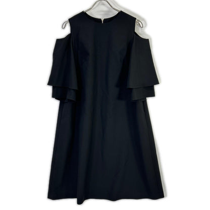 ADORE アドーア 531-7140322 ブラック カットオフフレアスリーブワンピース ワンピース