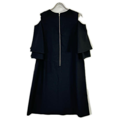 ADORE アドーア 531-7140322 ブラック カットオフフレアスリーブワンピース ワンピース