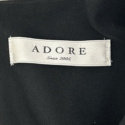 ADORE アドーア 531-7140322 ブラック カットオフフレアスリーブワンピース ワンピース