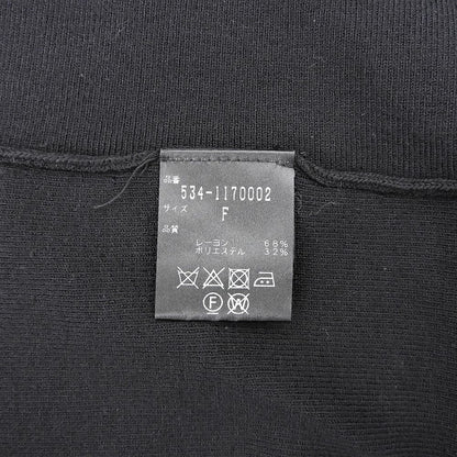 LE PHIL ル フィル アシンメトリークルーネックニット トップス レディース ブラック F 534-1170002 トップス