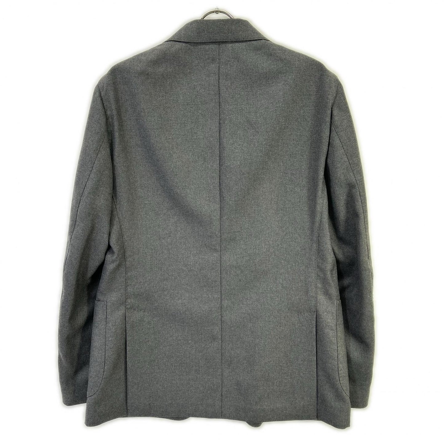 LARDINI ラルディーニ JA939AQ チャコール ウールホップサック EASY WEAR 段返り3B 2パッチ シングルジャケット ジャケット