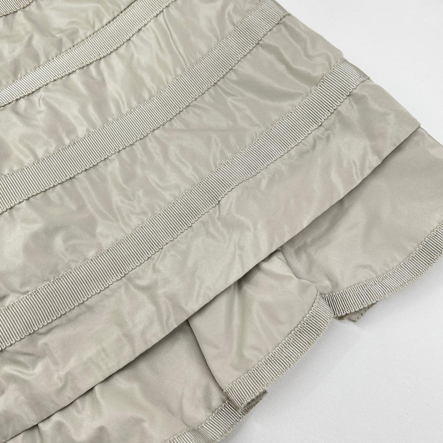 MONCLER モンクレール グレー ナイロン CARMIN ノーカラージャケット ジャケット