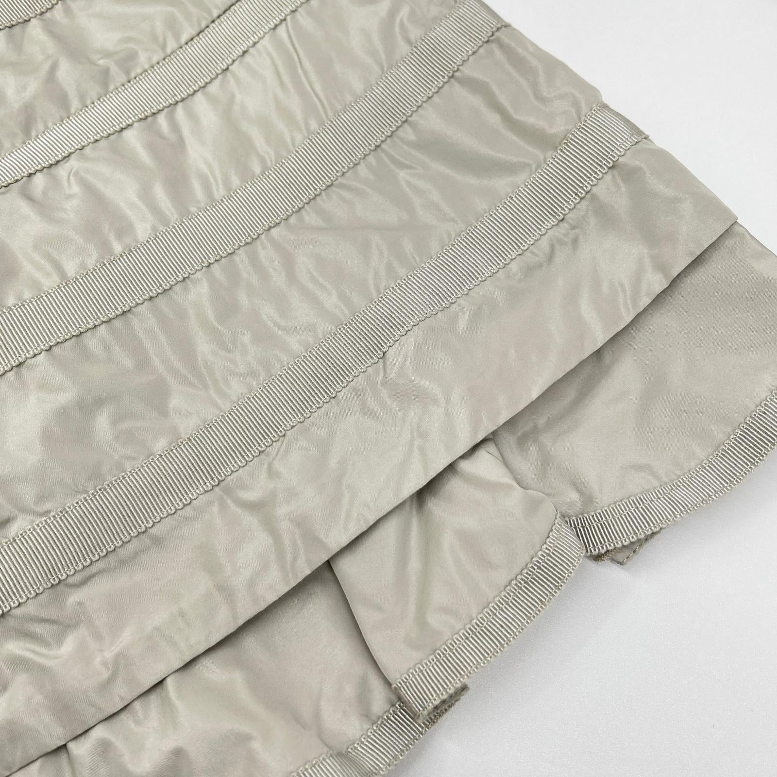 MONCLER モンクレール グレー ナイロン CARMIN ノーカラージャケット ジャケット
