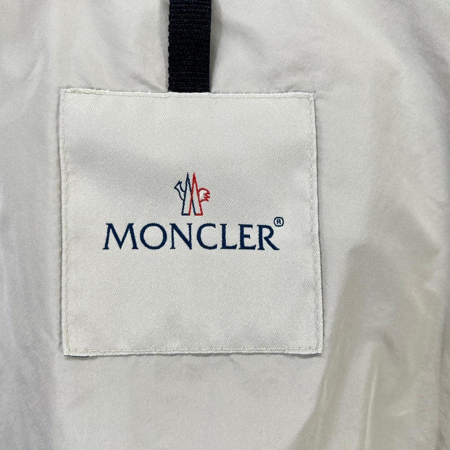 MONCLER モンクレール グレー ナイロン CARMIN ノーカラージャケット ジャケット