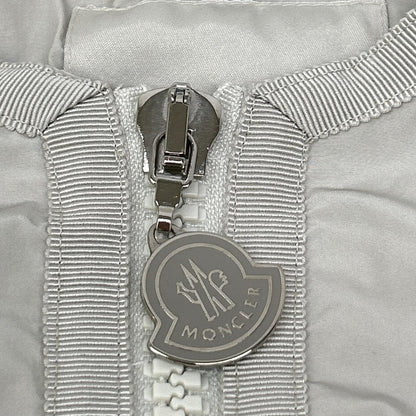 MONCLER モンクレール グレー ナイロン CARMIN ノーカラージャケット ジャケット