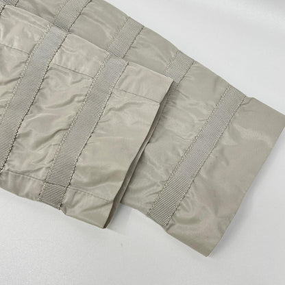 MONCLER モンクレール グレー ナイロン CARMIN ノーカラージャケット ジャケット