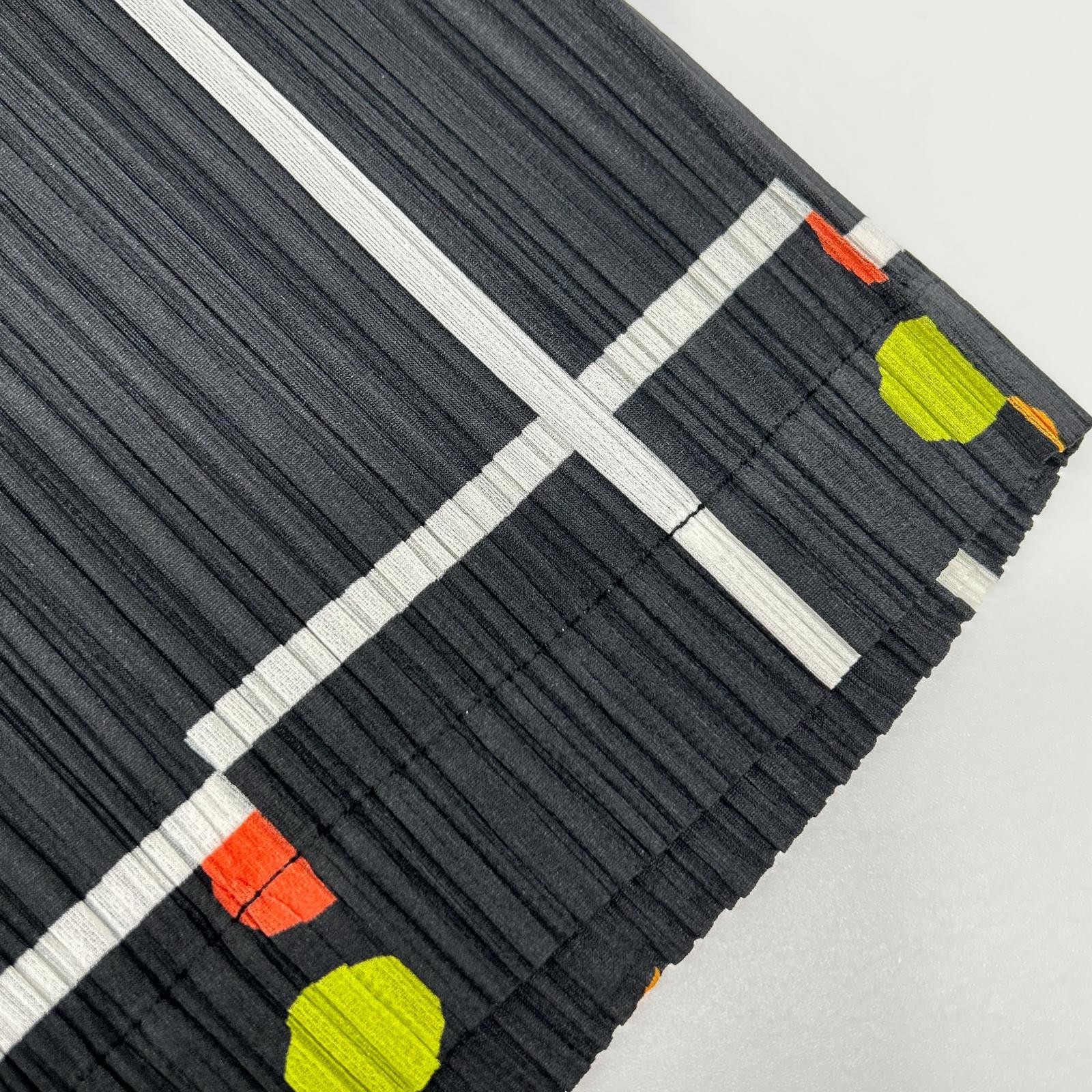 PLEATS PLEASE プリーツプリーズ 26SS PP61JT683 CROSSING DOTS ブラック ポリエステル ラウンドネック プリーツチュニック トップス