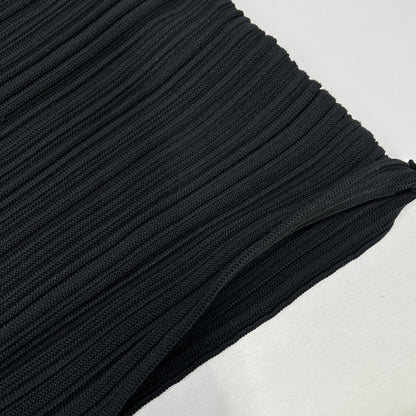 PLEATS PLEASE プリーツプリーズ 25AW PP53KK862 ブラック ポリエステル ロングスリーブ モックネックプリーツプルオーバー トップス