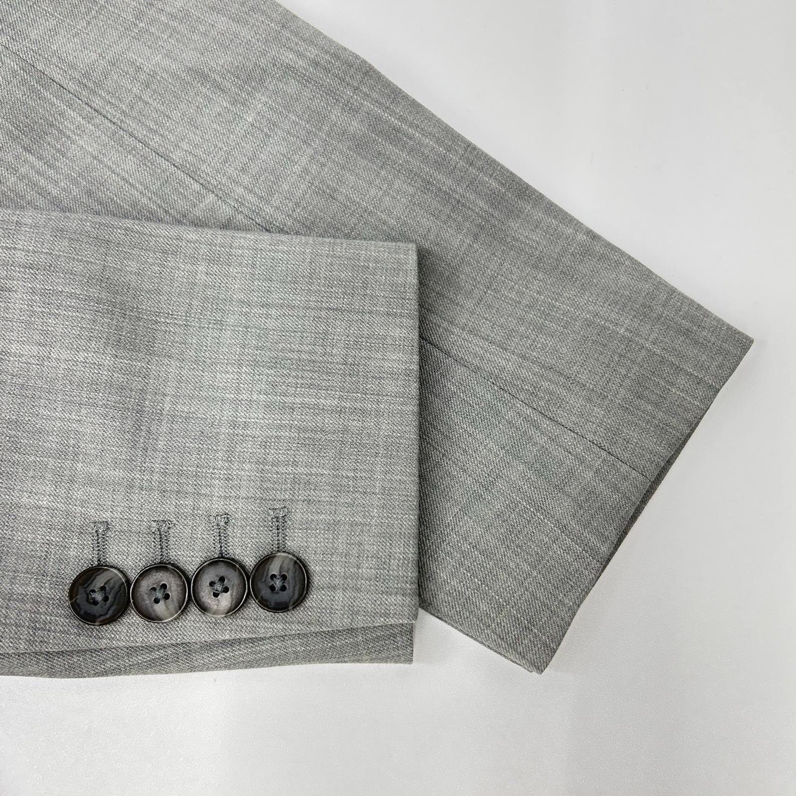 BANANA REPUBLIC バナナ リパブリック 25AW グレー マルゾット社生地 イタリアンウール ジャケットセットアップ スーツ セットアップ