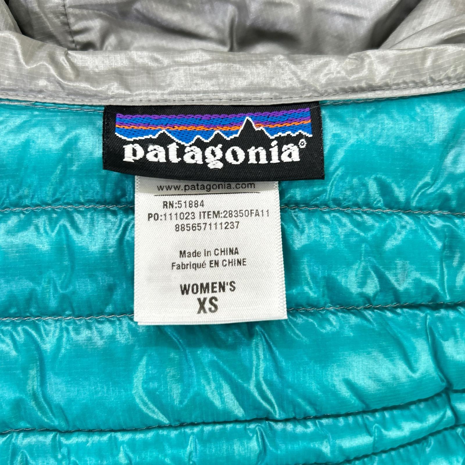 Patagonia パタゴニア 28350 ライトグレー ウルトラライト フィオナ ダウンパーカ ジャケット