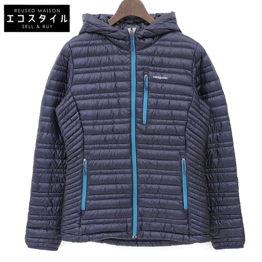 Patagonia パタゴニア ナイロン ウルトラライトダウンフーディー ジャケット レディース ネイビー XS 84772 ジャケット