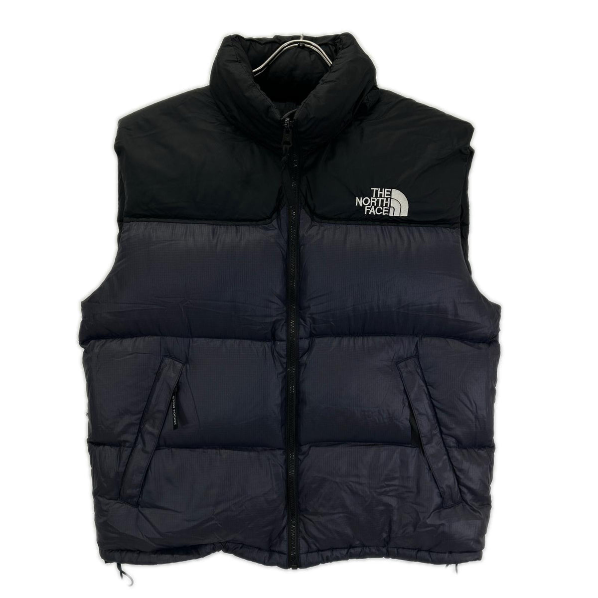 THE NORTH FACE ノースフェイス 90s　NF004AM ネイビー×ブラック ナイロン ヌプシダウンベスト ベスト