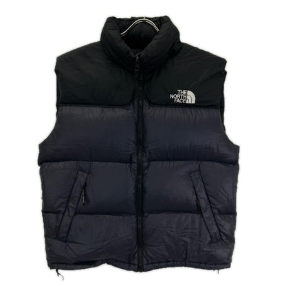 THE NORTH FACE ノースフェイス 90s　NF004AM ネイビー×ブラック ナイロン ヌプシダウンベスト ベスト