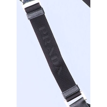 PRADA プラダ 美品 2VH128 Re-Nylon x サフィアーノレザー ショルダーバッグ