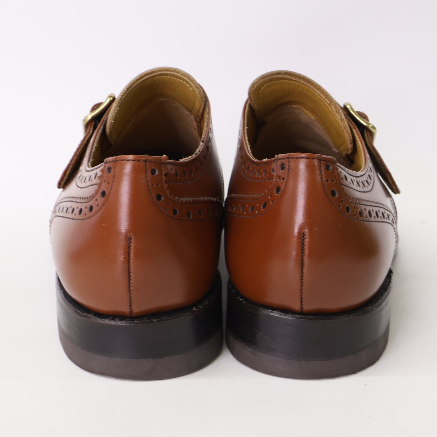 REGAL リーガル 【美品】A8A5359JJ レザー ブローグ シングルモンクストラップ シューズ シューズ