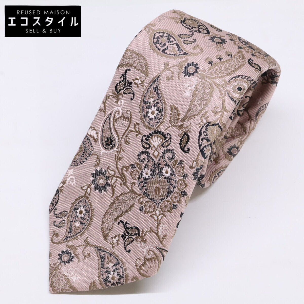 GUCCI グッチ 【美品/国内正規】336444 4E002 ペイズリー柄 シルク100％ ネクタイ