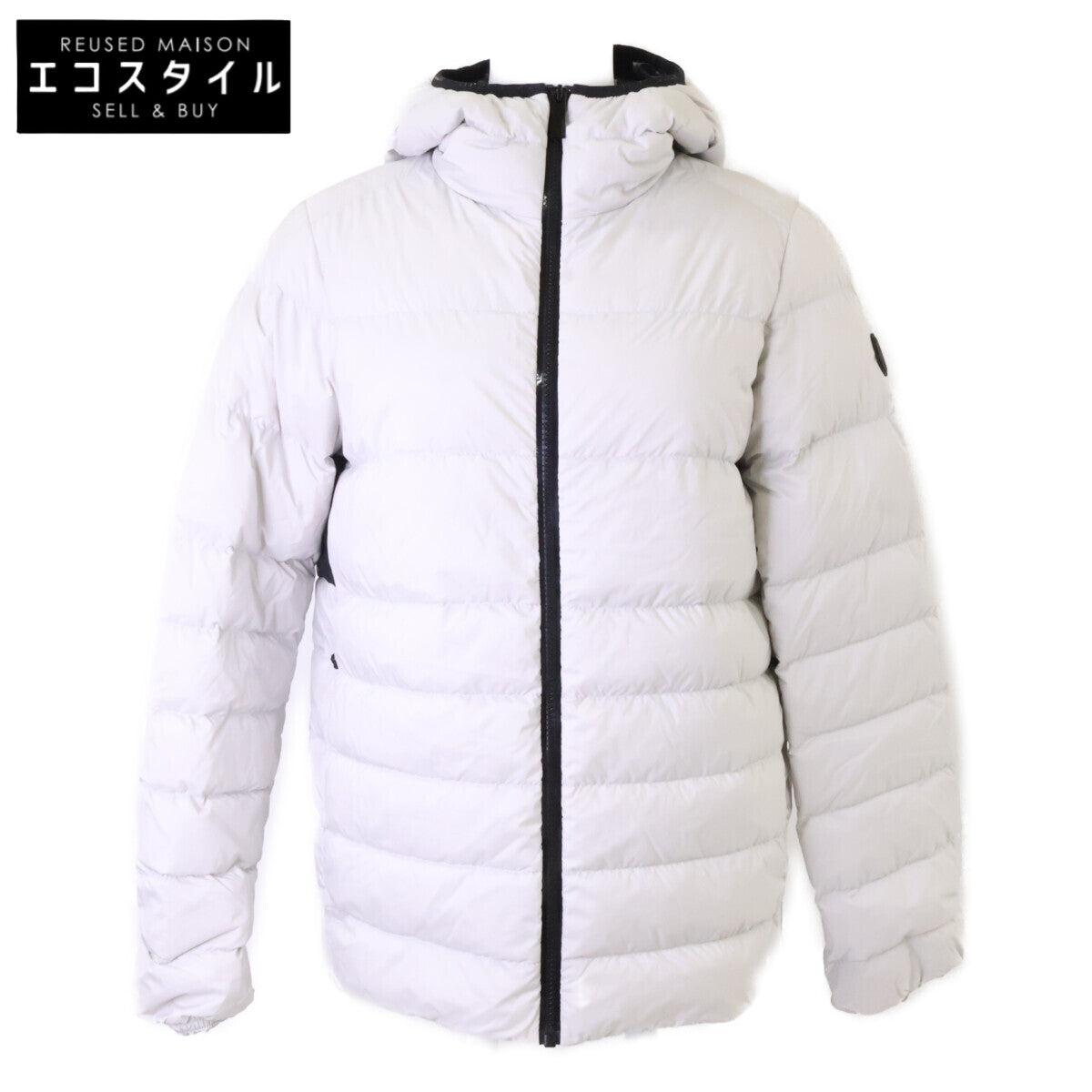MONCLER モンクレール 22AW PLUVIS/プリュヴィ ナイロン バックロゴ フーデッドライトダウンジャケット ジャケット