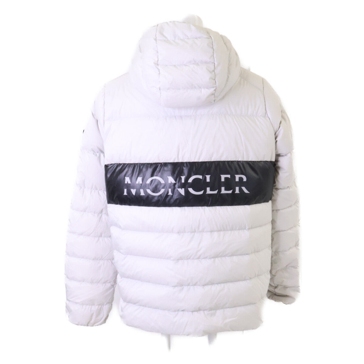 MONCLER モンクレール 22AW PLUVIS/プリュヴィ ナイロン バックロゴ フーデッドライトダウンジャケット ジャケット