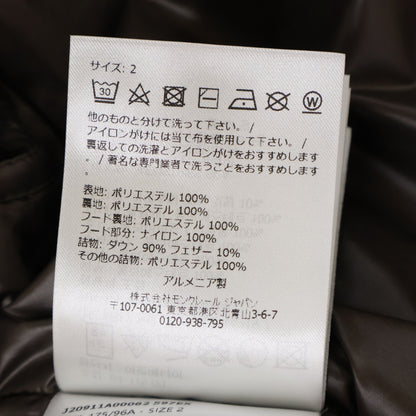 MONCLER Moncler Excellent Condition 24AW BARANT Technical Nylon Double-Hooded Down Vest Jacket