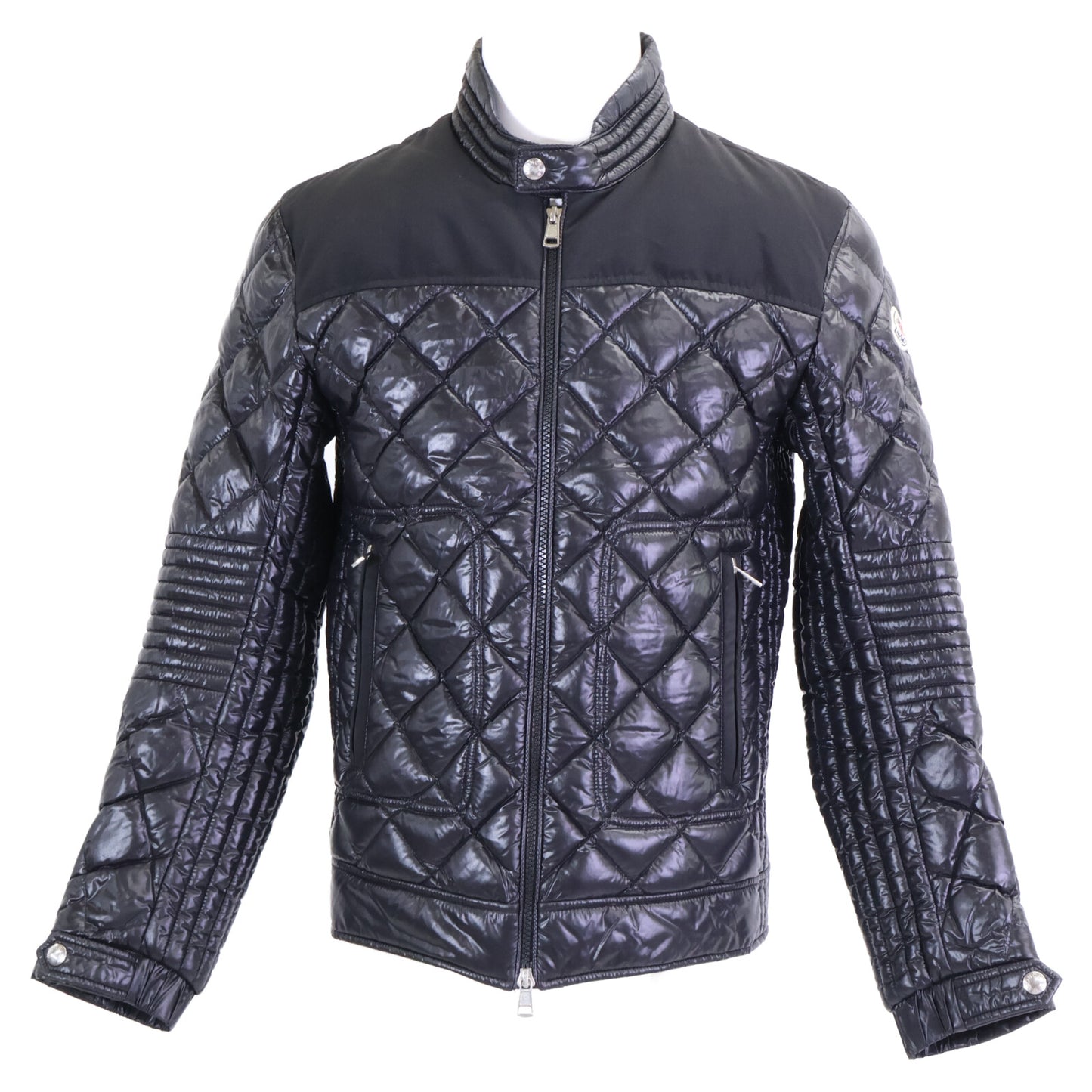 MONCLER モンクレール 【美品】VERAN ヴェラン キルティング ライダース ダウンジャケット ジャケット