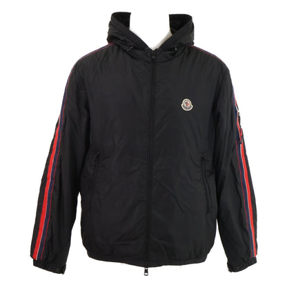 MONCLER Moncler NECKER tricolor-stripe hooded down jacket jacket