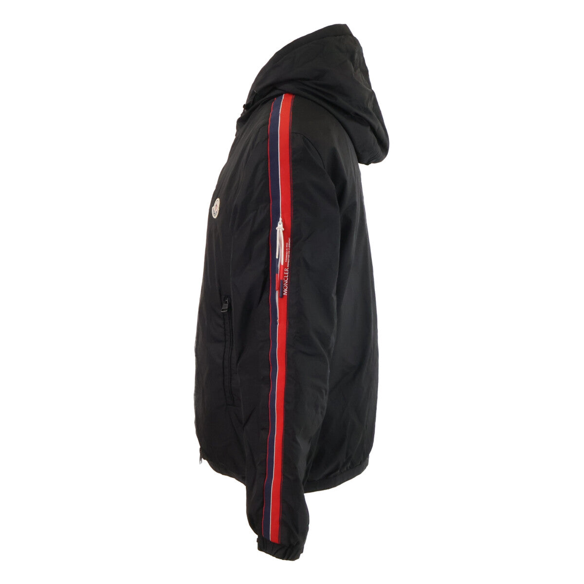 MONCLER Moncler NECKER tricolor-stripe hooded down jacket jacket