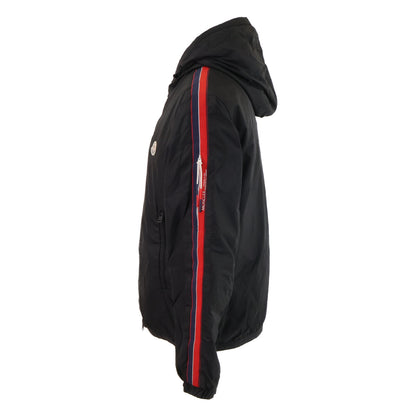 MONCLER Moncler NECKER tricolor-stripe hooded down jacket jacket