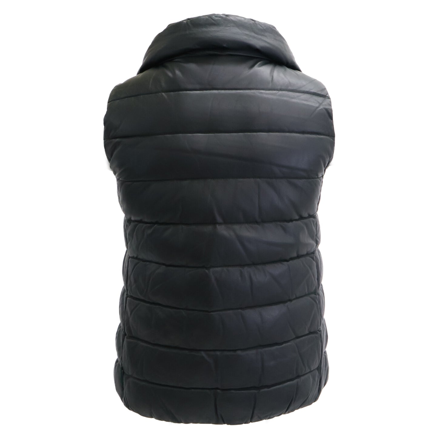 MONCLER モンクレール PORTY レザー ダウン ベスト