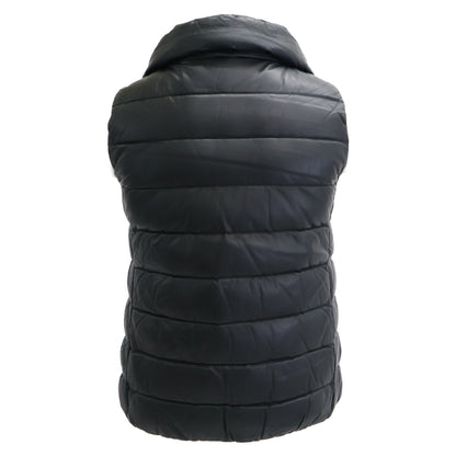 MONCLER モンクレール PORTY レザー ダウン ベスト