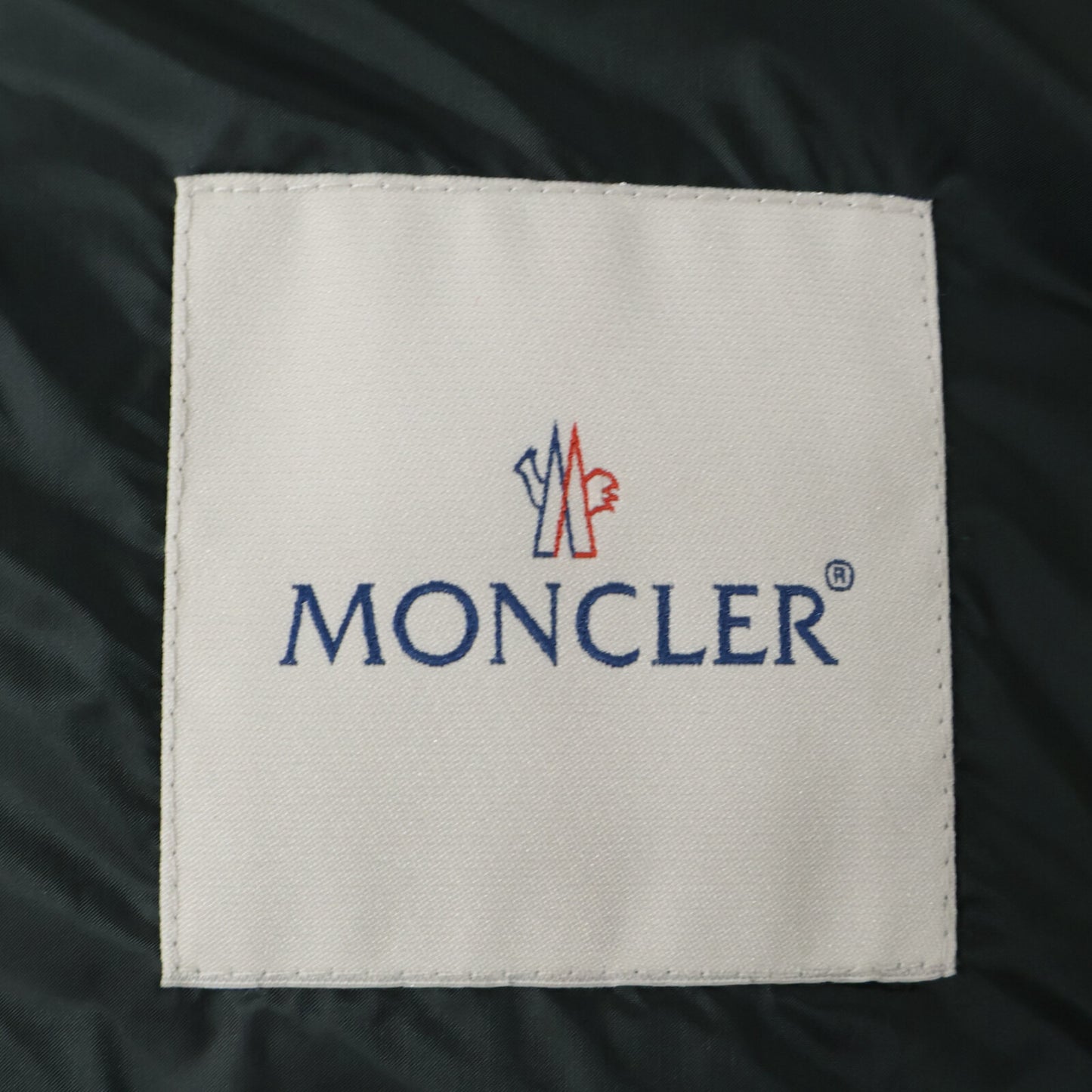 MONCLER モンクレール PORTY レザー ダウン ベスト