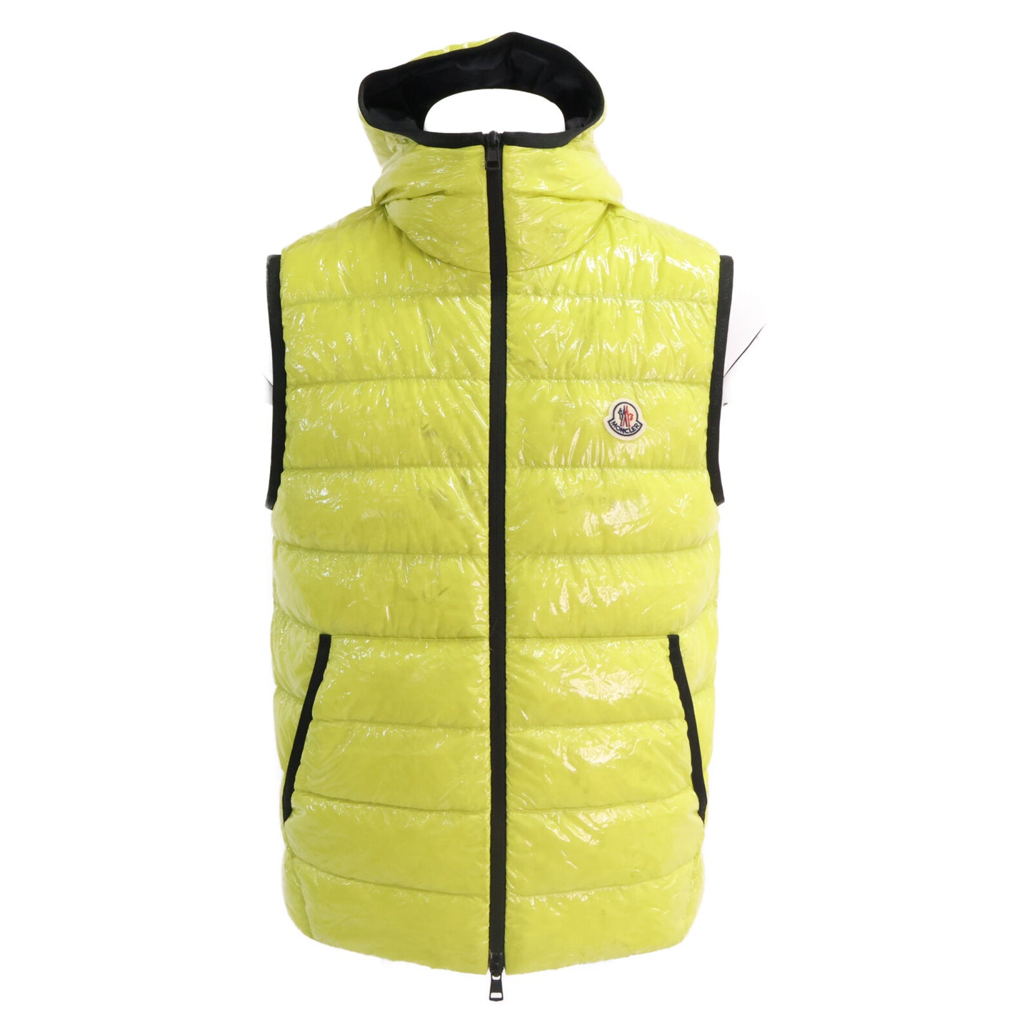 MONCLER モンクレール LAPPE ラッペ シャイニーナイロン フーディダウン ベスト