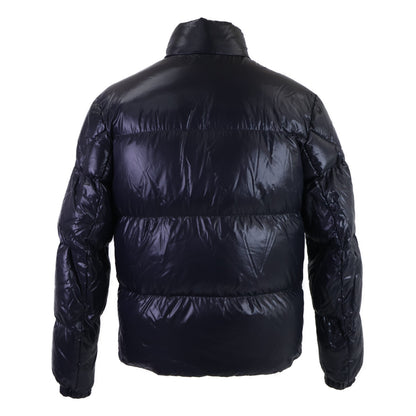 MONCLER Moncler excellent condition CHARTREUSE rubber-logo double-zip down jacket jacket