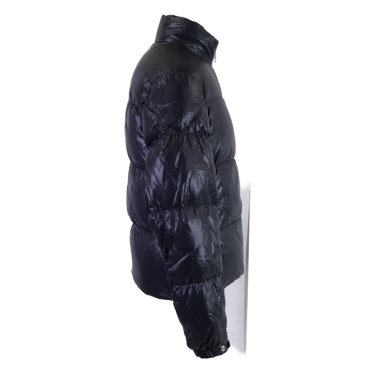 MONCLER Moncler excellent condition CHARTREUSE rubber-logo double-zip down jacket jacket