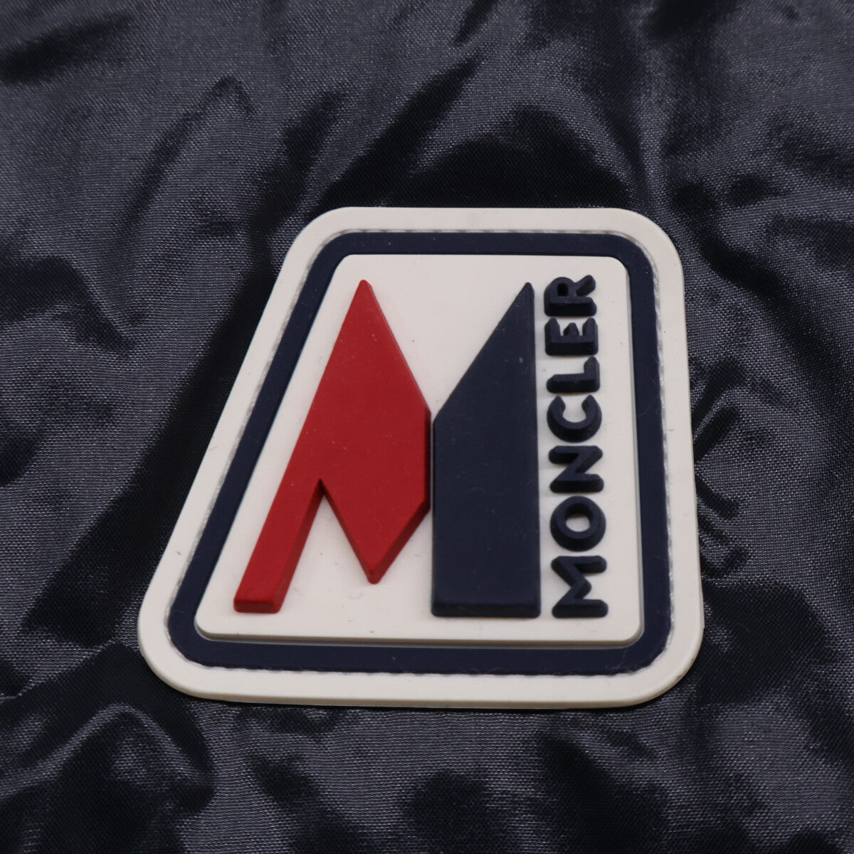 MONCLER Moncler excellent condition CHARTREUSE rubber-logo double-zip down jacket jacket