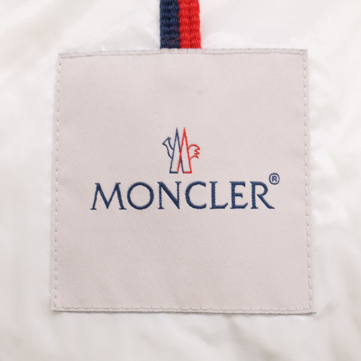MONCLER Moncler excellent condition CHARTREUSE rubber-logo double-zip down jacket jacket