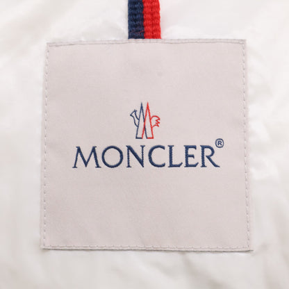 MONCLER Moncler excellent condition CHARTREUSE rubber-logo double-zip down jacket jacket
