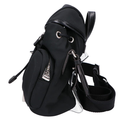 MONCLER モンクレール 24AW MINI TRICK BACKPACK/ミニトリック メタルロゴ ドローストリング ショルダーバッグ