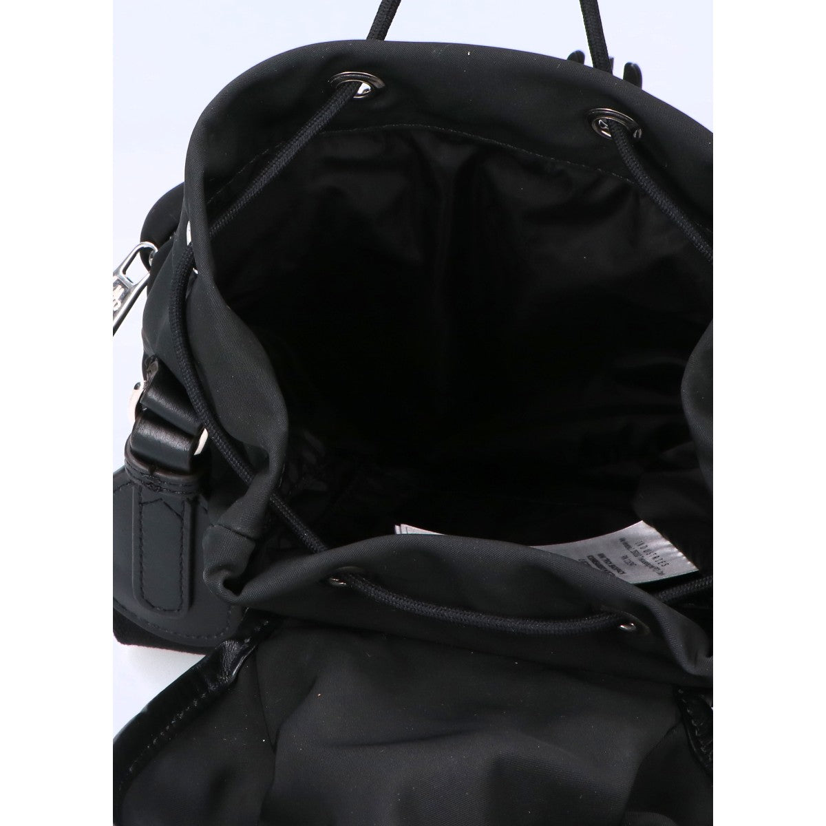 MONCLER モンクレール 24AW MINI TRICK BACKPACK/ミニトリック メタルロゴ ドローストリング ショルダーバッグ