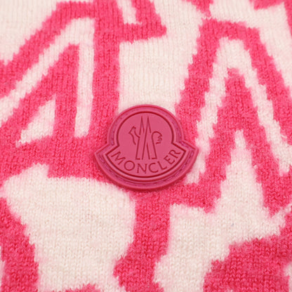 MONCLER モンクレール 【美品】G29519Z71300 COPERTA TRICOT ウール ラバーパッチ ロゴ総柄 ブランケット その他