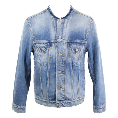 Maison margiela メゾンマルジェラ 4 14【美品/国内正規/24年製】SI1AM0006 Collarless Denim Trucker カラーレス デニムジャケット ジャケット