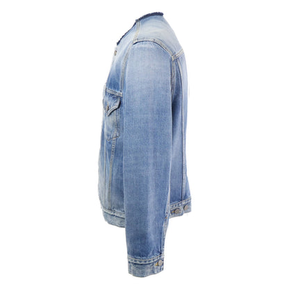 Maison margiela メゾンマルジェラ 4 14【美品/国内正規/24年製】SI1AM0006 Collarless Denim Trucker カラーレス デニムジャケット ジャケット
