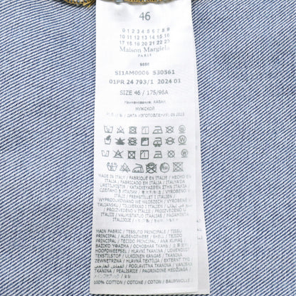 Maison margiela メゾンマルジェラ 4 14【美品/国内正規/24年製】SI1AM0006 Collarless Denim Trucker カラーレス デニムジャケット ジャケット